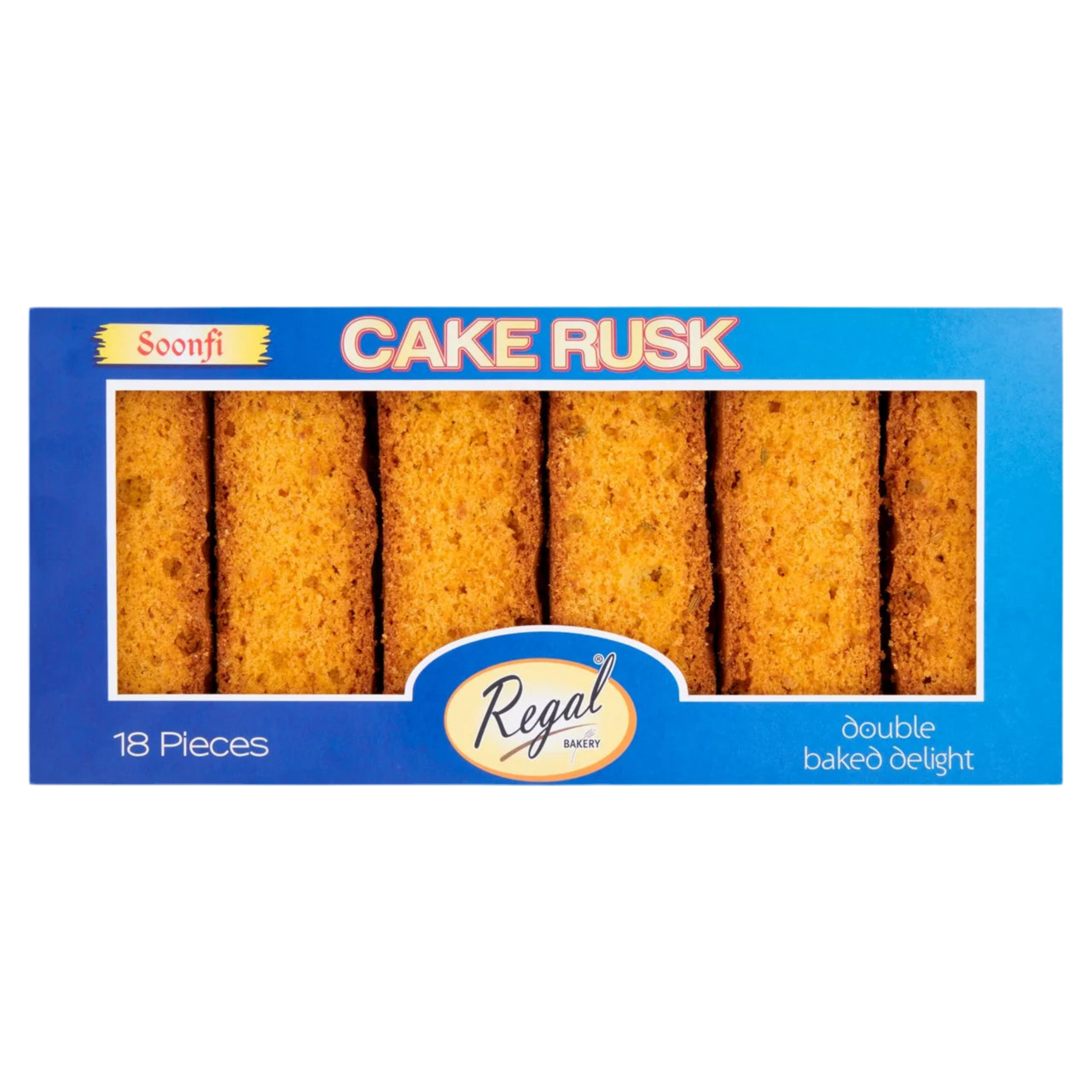 Regal Cake Rusk soonfi 370gm 18 pieces