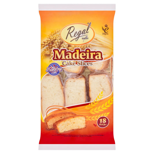 Regal Madeira Cake Slices 370gm 18 pieces