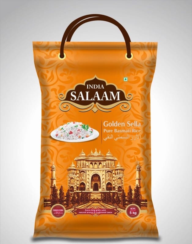 India Salam Golden Sella Pure Basmati Rice 5kg