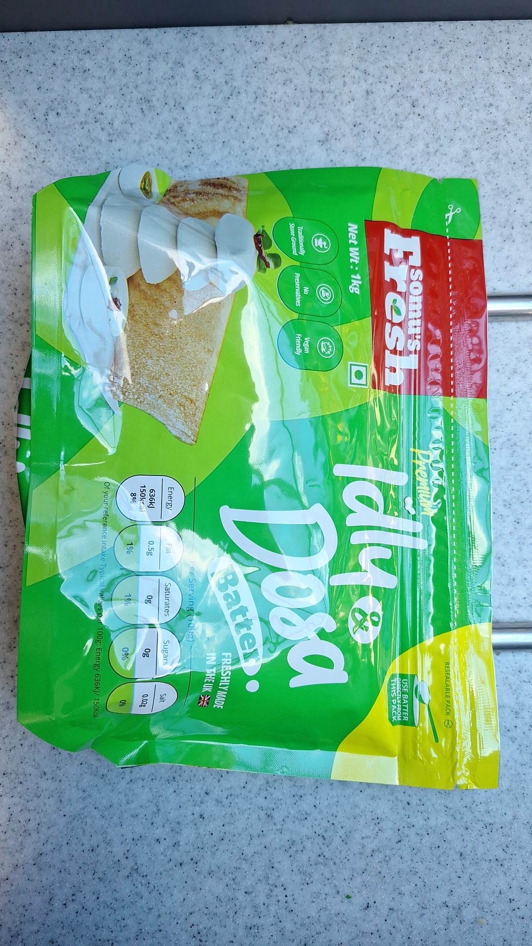 Somu’s Fresh Idly & Dosa Batter 1kg