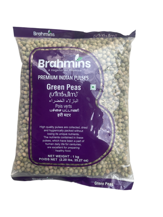 Brahmins Green Peas 1kg