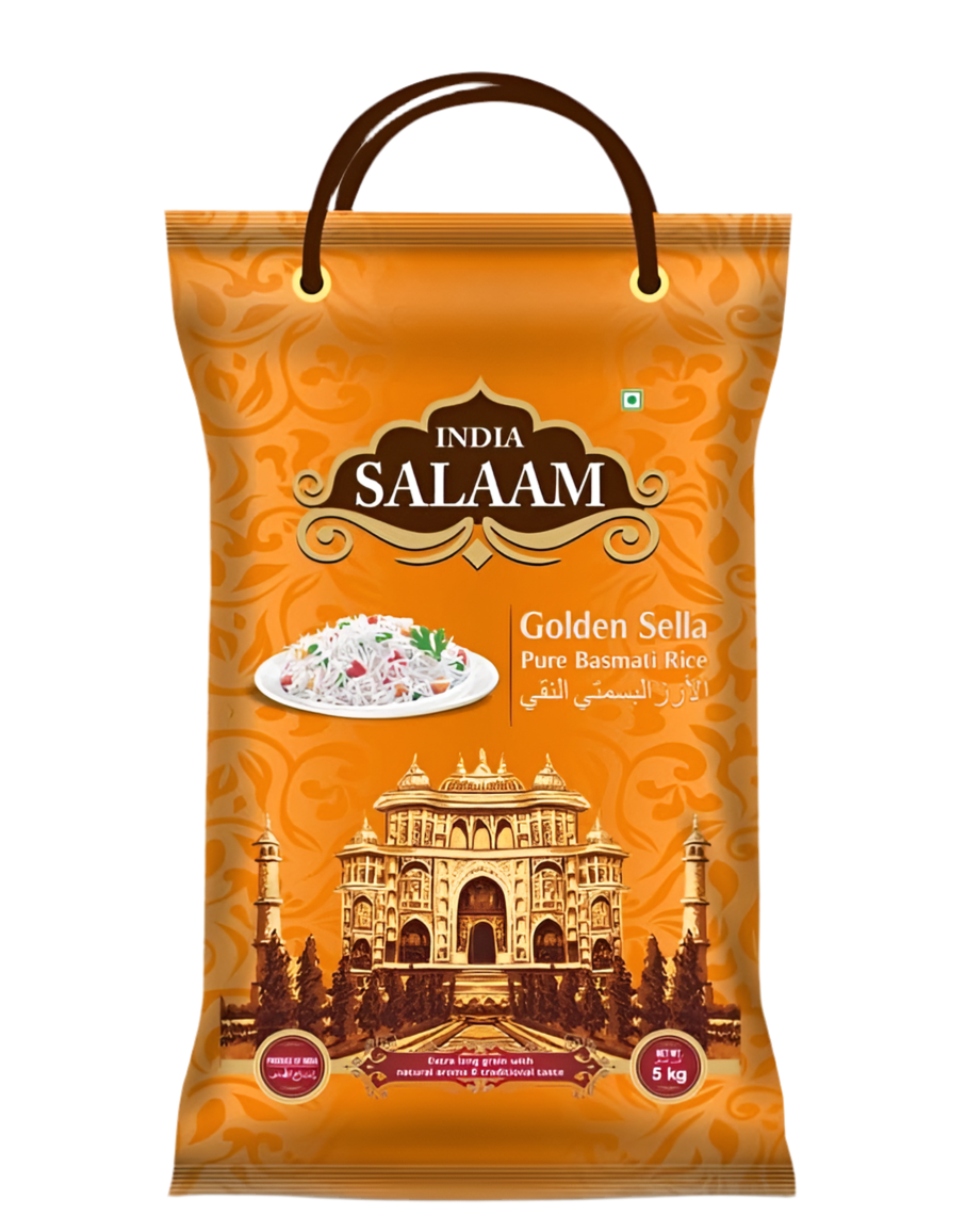 India Salam Golden Sella Pure Basmati Rice 5kg