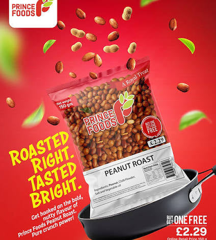 Prince Food Peanut Roast 150gm(Buy One Get One Free)