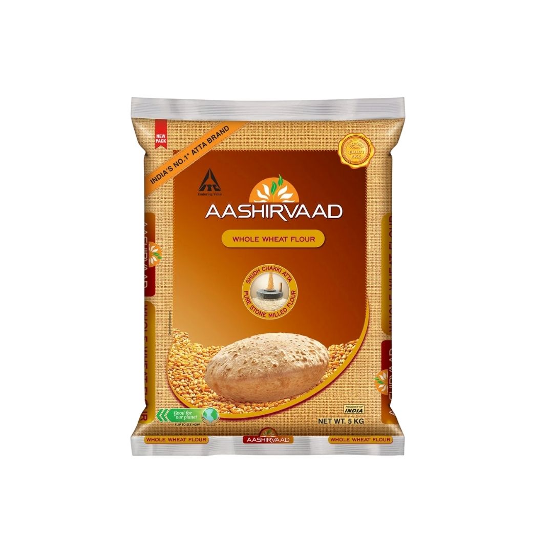 Aashirvaad Whole Wheat Atta 5kg