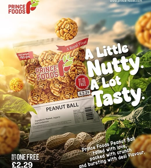 Prince Food Peanut Ball 150gm(Buy One Get One Free)