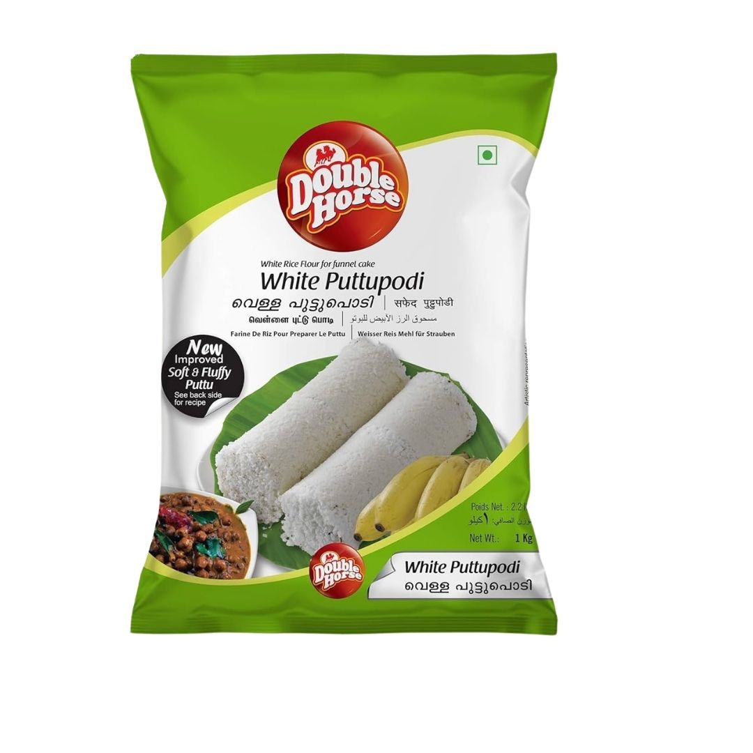 Double Horse White Puttu Podi 1kg
