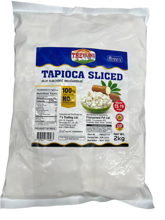 Thekkans Tapioca Sliced 2kg