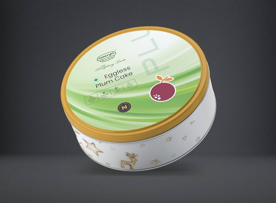 Navya Eggless Plum Tin Cake 800gm