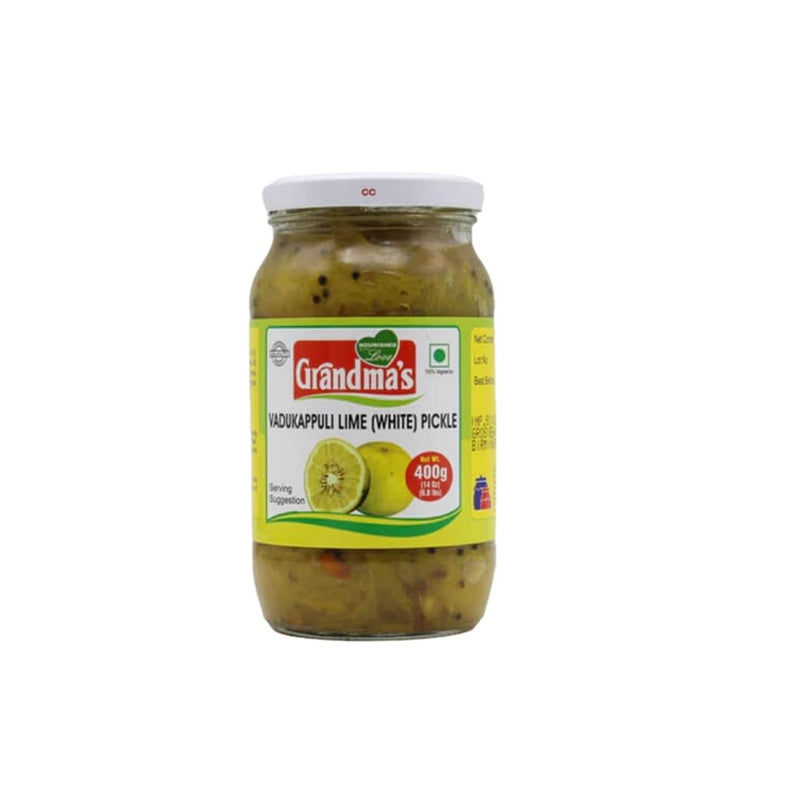 Grandmas Vadukppuli Lime White Pickle 400g