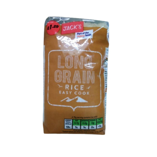 Jacks Long Grain Rice 1kg