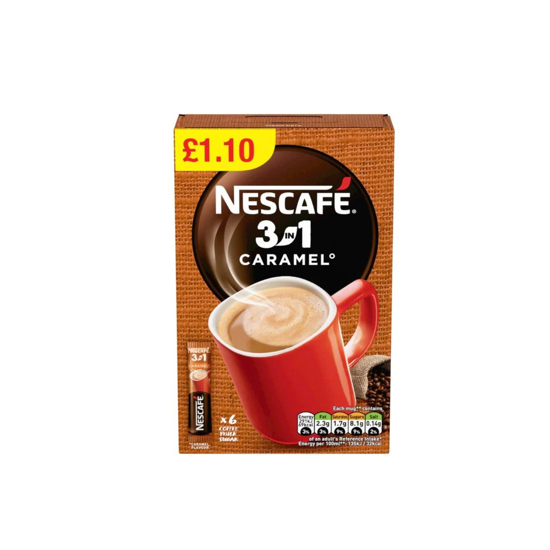 Nescafe 3 in1 caramel 6x65g