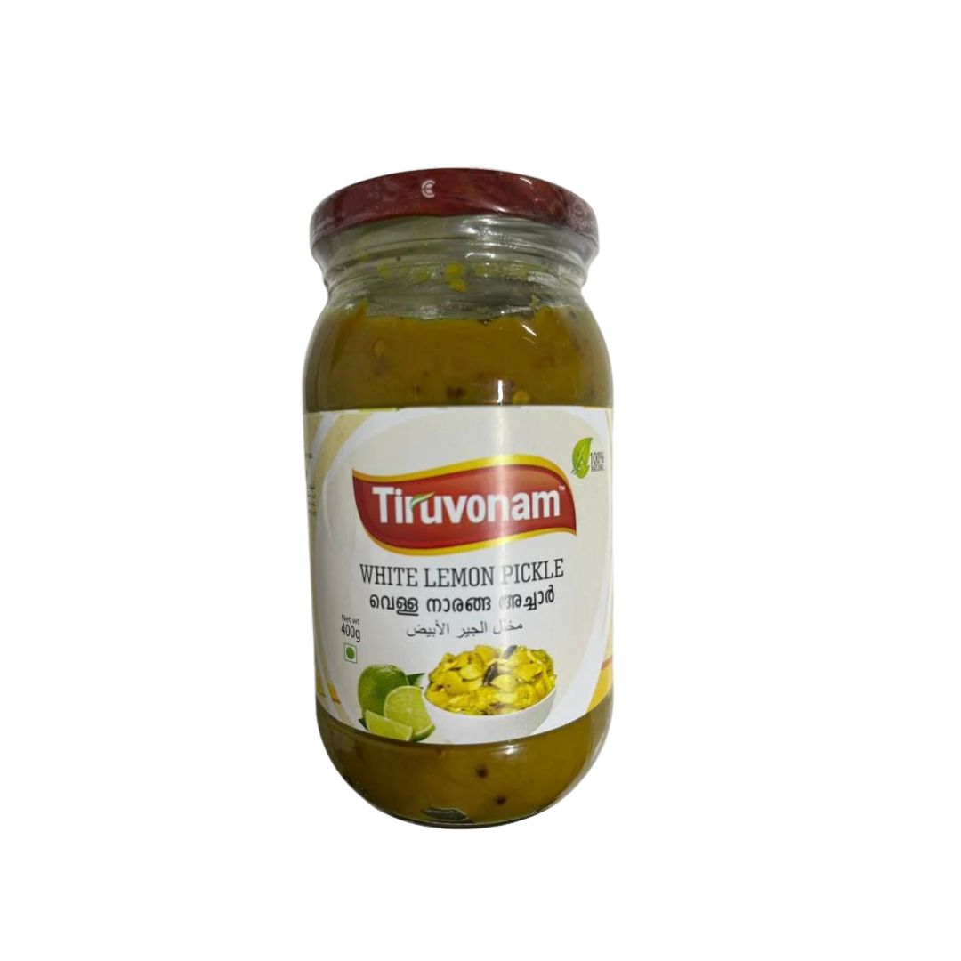 Tiruvonam White Lemon Pickle 400g