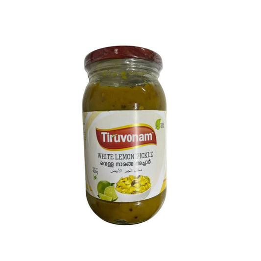 Tiruvonam White Lemon Pickle 400g
