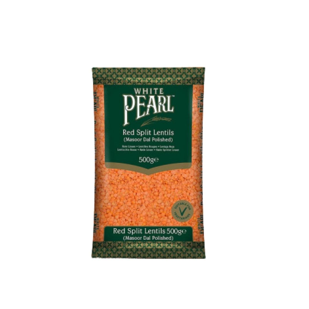 White Pearl Red Split Lentils 500g
