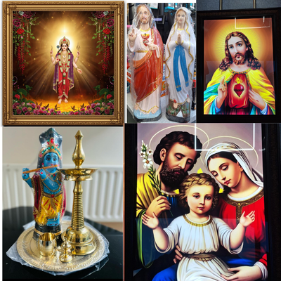 Religious Status & Photos Frames