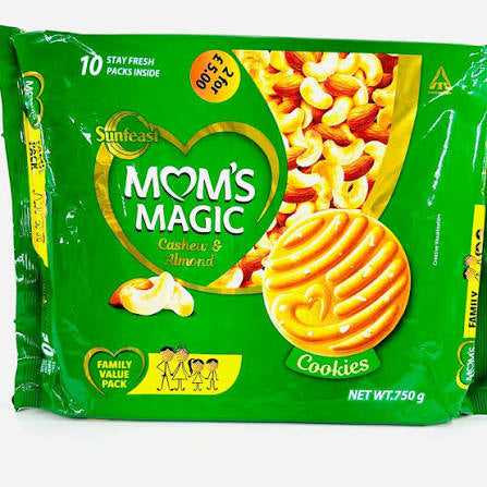 Moms Magic Cashews & Almond Family Packet 750gm