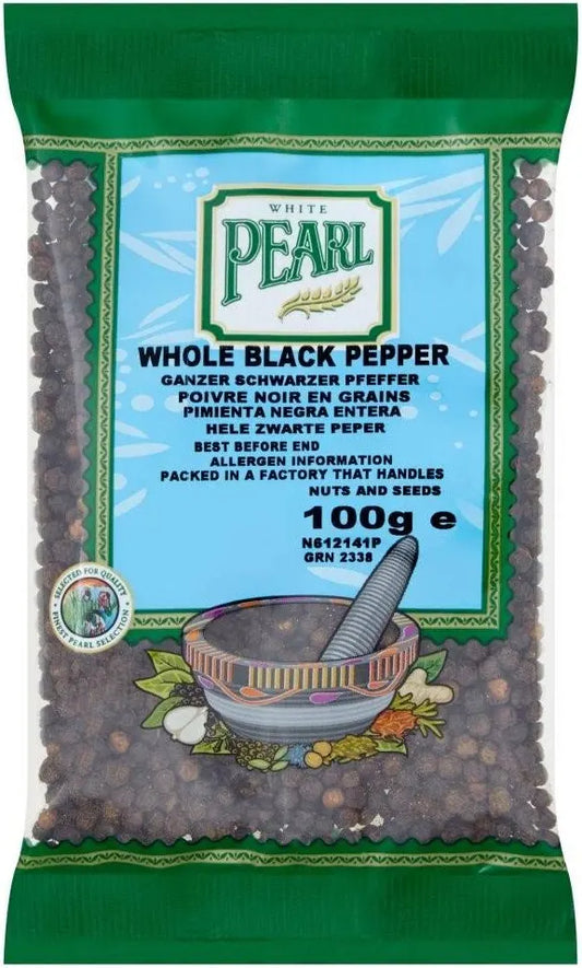 White Pearl Black Whole Pepper 100gm
