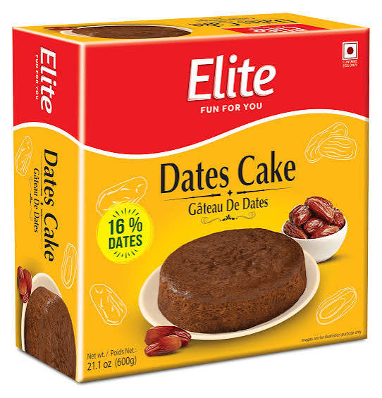 Elite Dates Cake 600gm