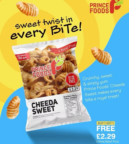 Prince Food Cheeda Sweet 150gm(Buy One Get One Free)