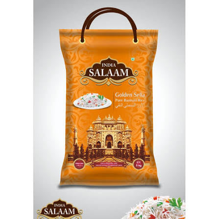 India Salaam Golden Sella Basmati Rice 5kg