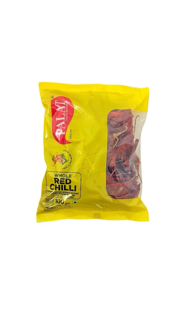 Palat Whole Red Chilli with stem 100gm