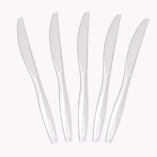 Plastic disposable knives