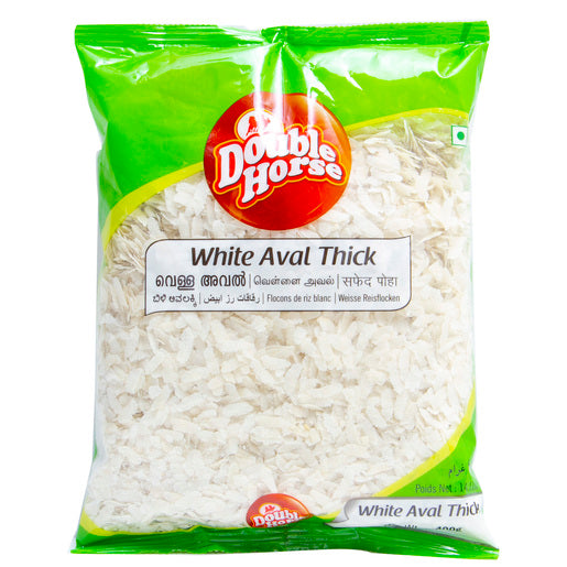 Double Horse White Aval Thick 500gm