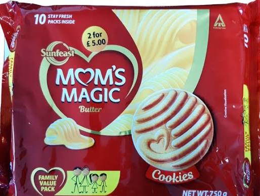 Moms Magic Family Packet Butter Cookies Biscuits 750gm