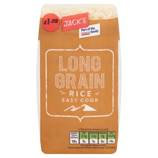Jacks Long Grain Easy Cook Basmati Rice 500gm