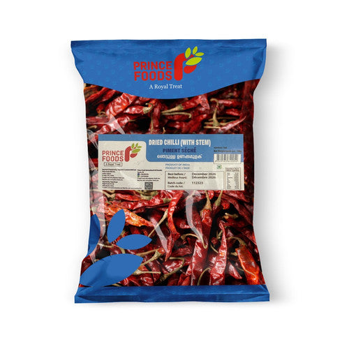 Prince Dried Chilli with Stem 100gm