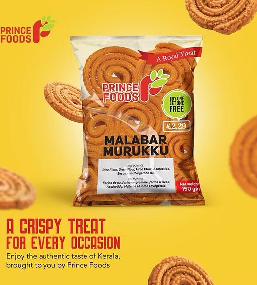 Prince Food Malabar Murukku 150gm(Buy One Get One Free)
