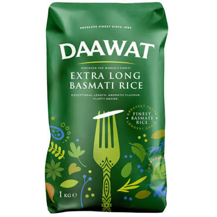 Daawat Extra Long Basmati Rice 1kg