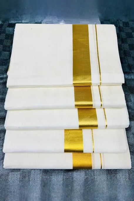 Kerala Kasavu Mund For Men