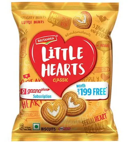 Britannia Little Hearts 75gm
