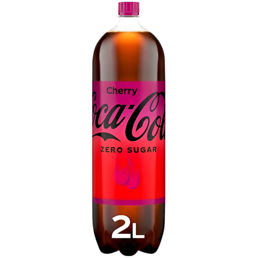 Coca-Cola Zero Cherry 2litre Bottle