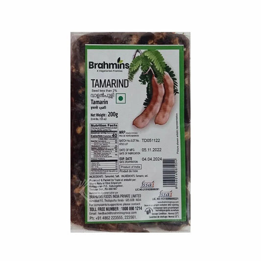Brahmins Tamarind(Valam puli)200gm