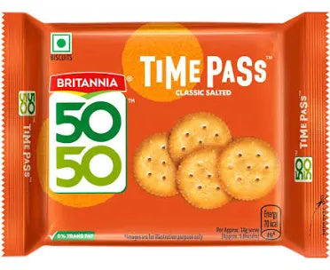 Britannia Time Pass 50/50 Classic Salted 160gm