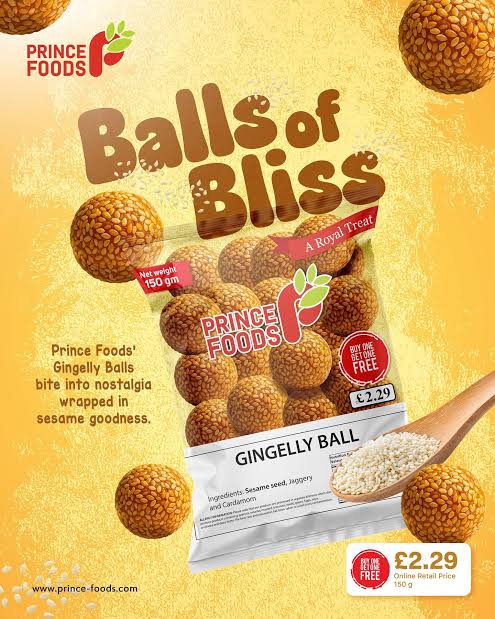 Prince Food Gingelly Ball 150gm(Buy One Get One Free)