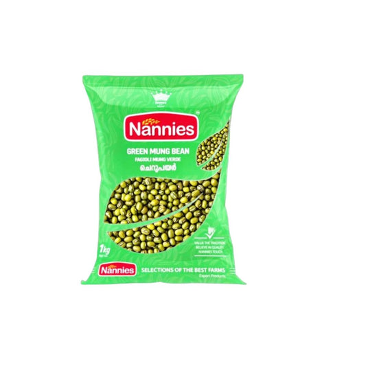 Nannies Green Mung Beans 1 Kg