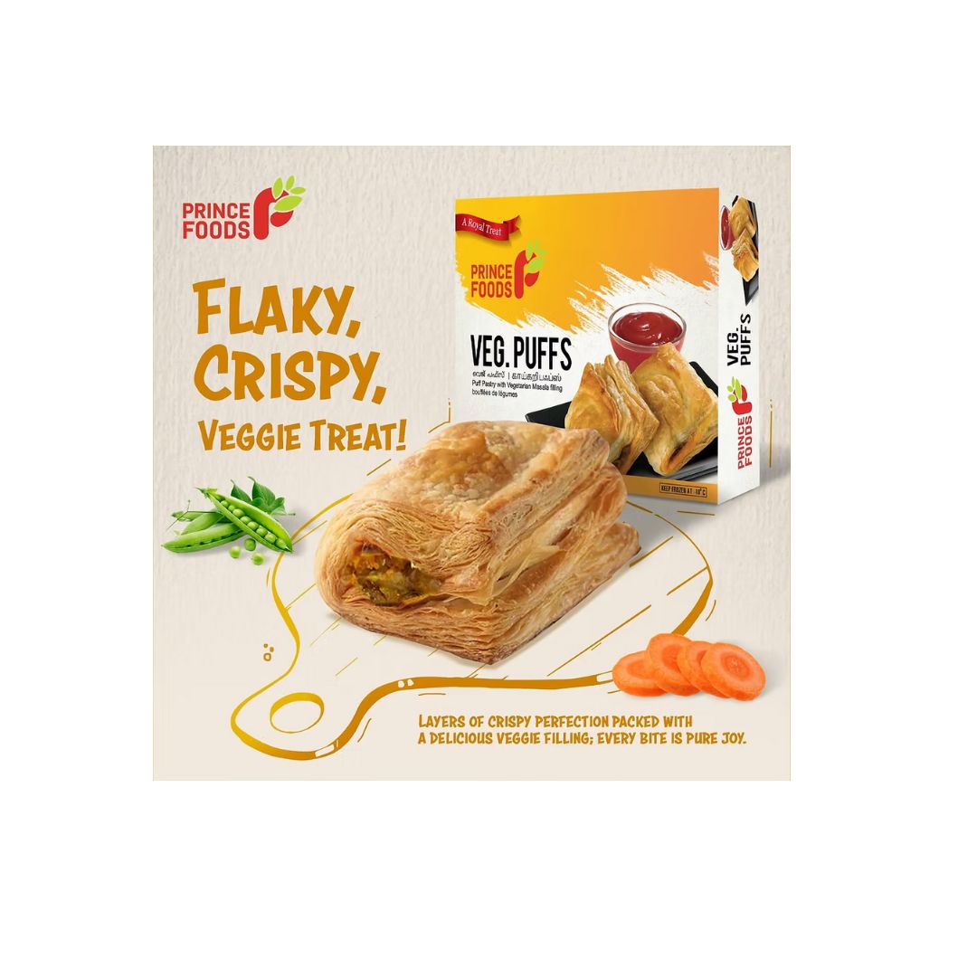 Prince food Veg Puffs 454g